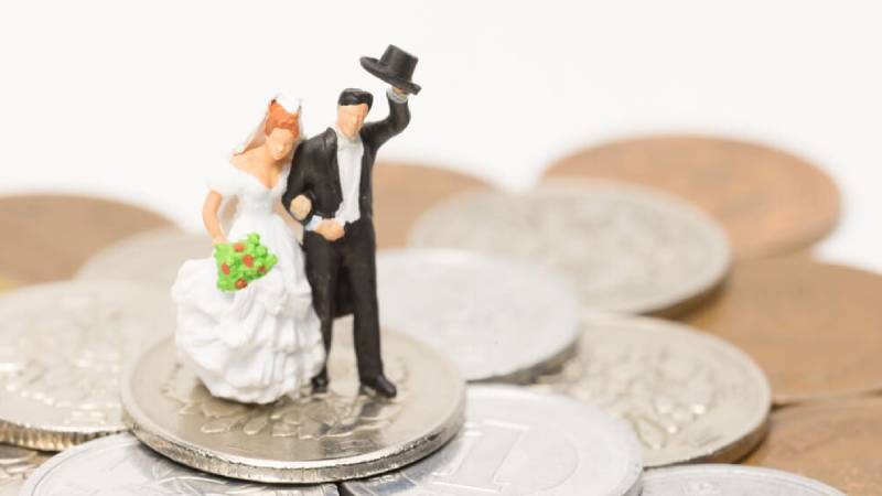 Starting the marriage in debt…. A BIG “NO-NO”